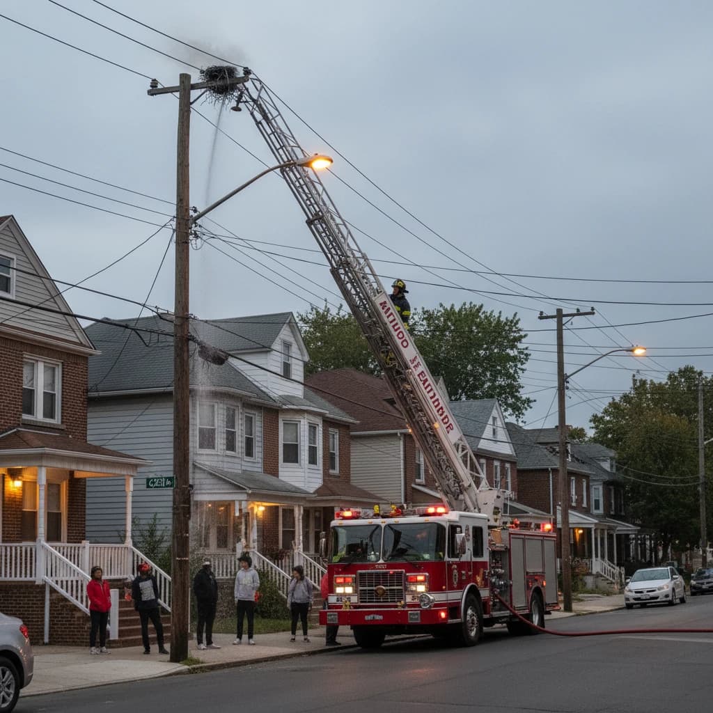 Bird's Nest Fire on 157th Avenue Pole Impacts Howard Beach