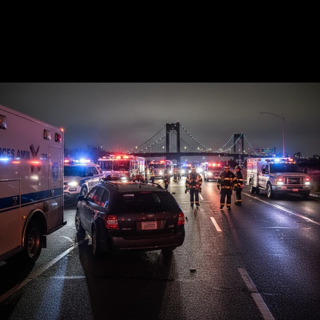Cross Bay Boulevard Shut Down After 3-Car Wreck Injures 10 in Queens