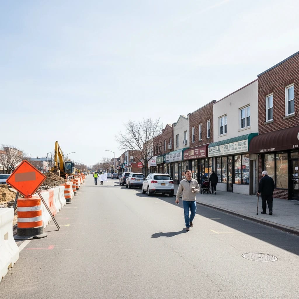 Cross Bay Boulevard Businesses Report 18% Dip in Traffic