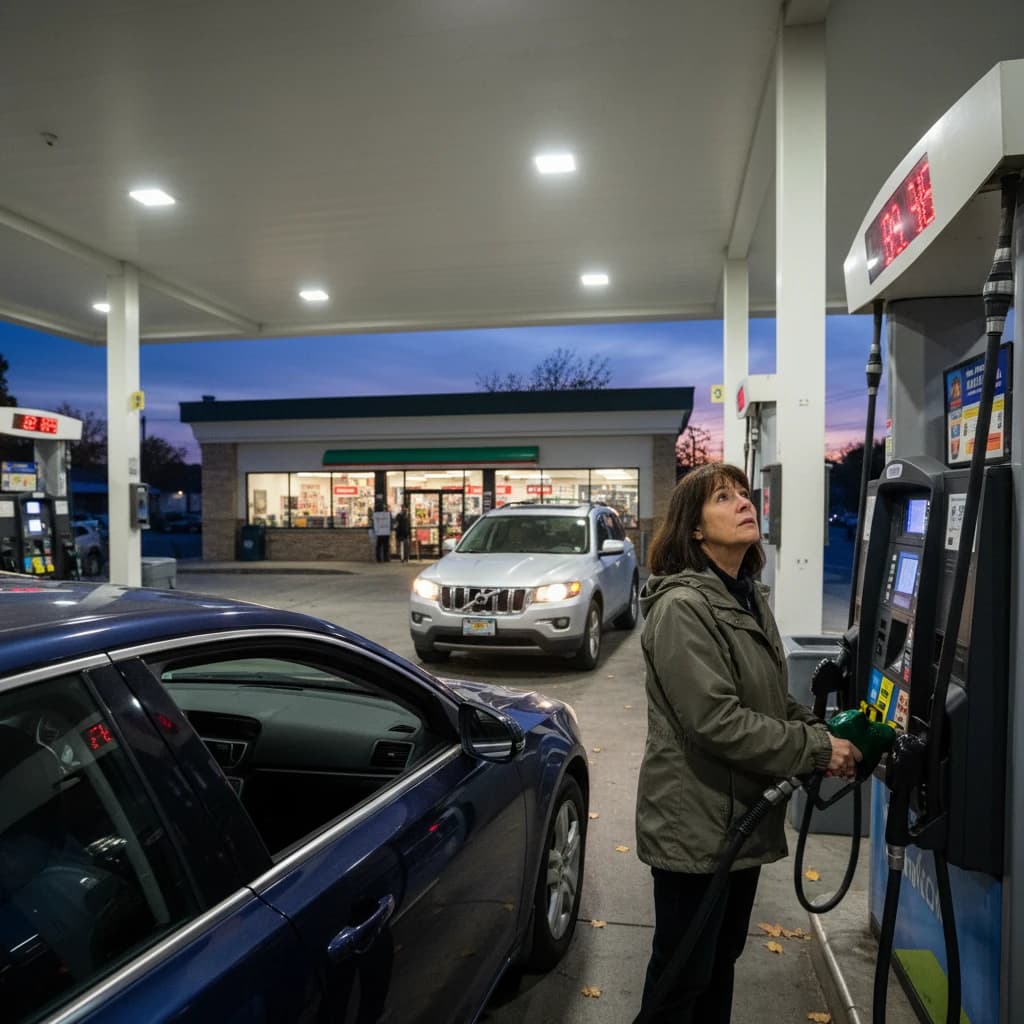 Cross Bay Boulevard Commuters Concerned Over Ukraine Conflict Impact on Fuel