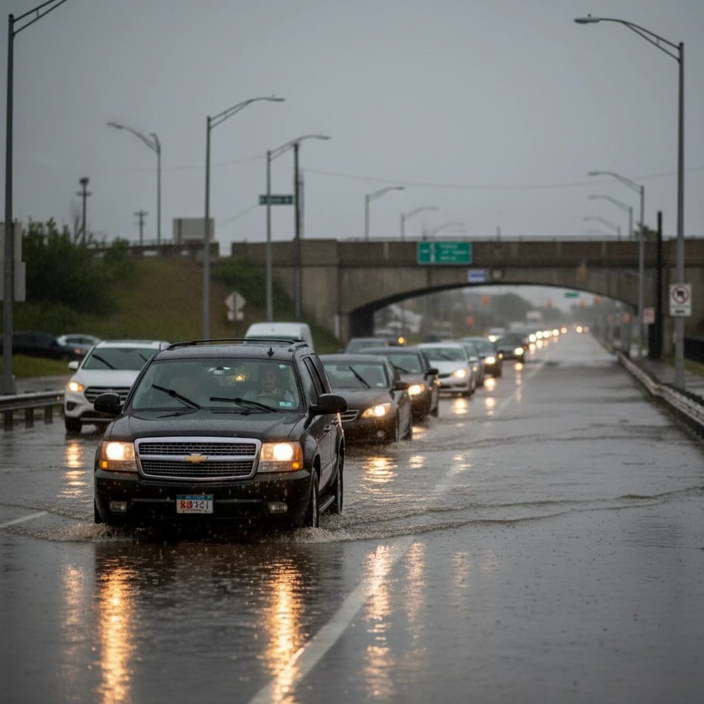 Cross Bay Boulevard Commuters Face Severe Delays After Heavy March 2026 Rainfall