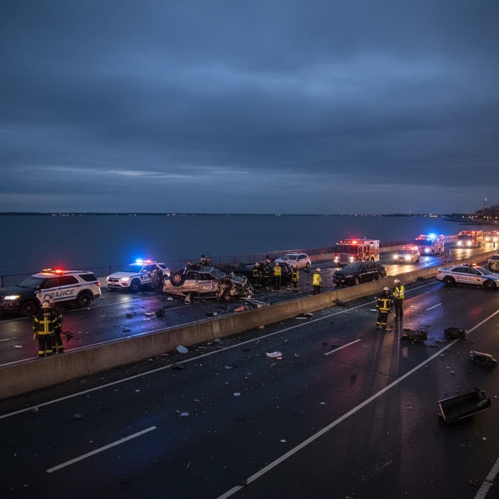Cross Bay Boulevard Multi-Car Wreck Seriously Injures Passengers