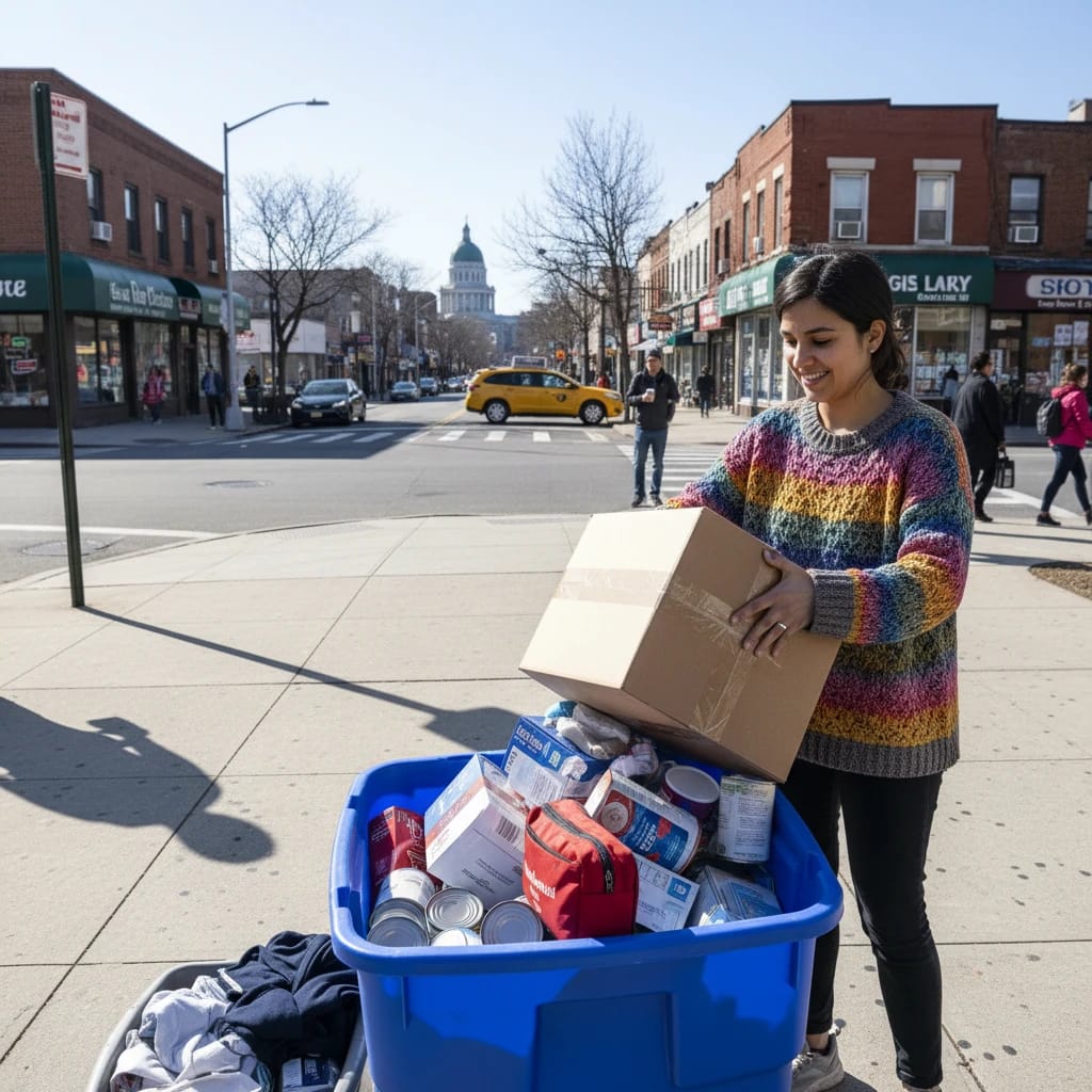 Local Groups Launch Humanitarian Aid Drives on Cross Bay Boulevard