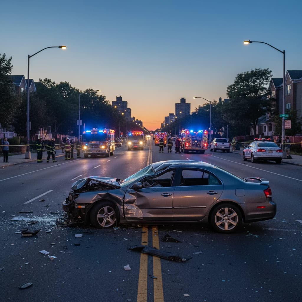 Cross Bay Boulevard Residents Anxious After Two-Car Collision Splits Vehicle